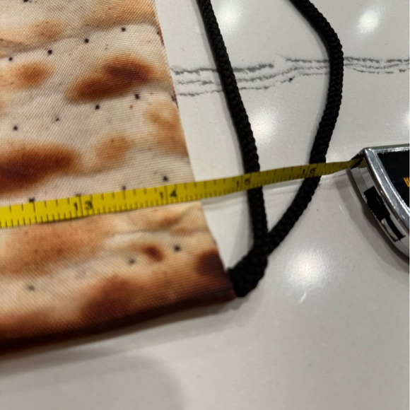 NWOT Matzah Drawstring Bag Backpack and gently used Shmutzy Girl Book - Picture 9 of 12